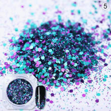 Flakes gruesos gruesos 1 mm de 3 mm 3 mm Glitter mixto para brillo de arte de uñas